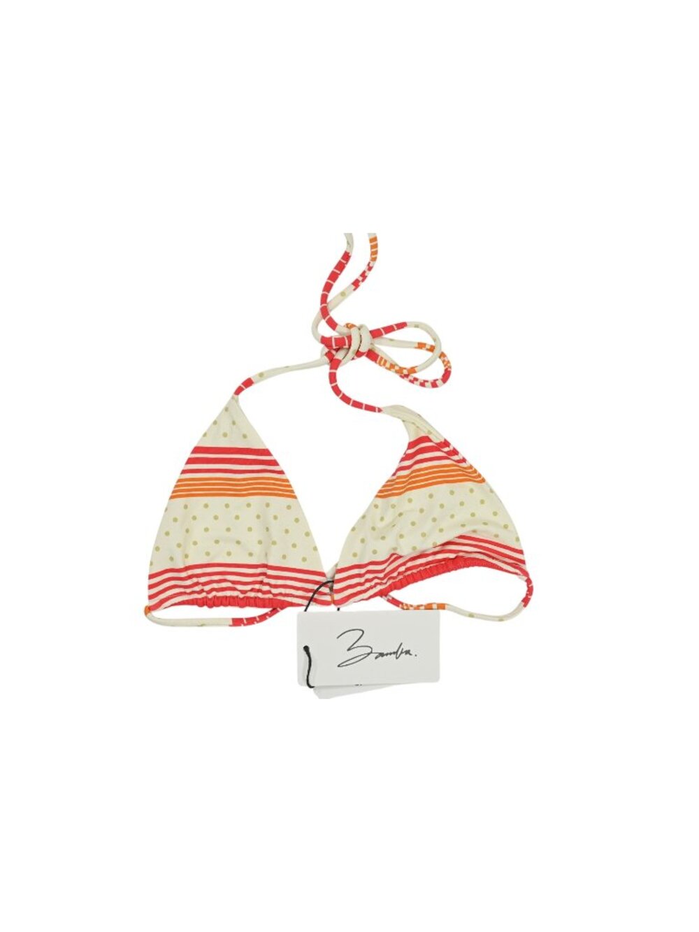 Bamba Malibu Bikini Top in Pois Rossi